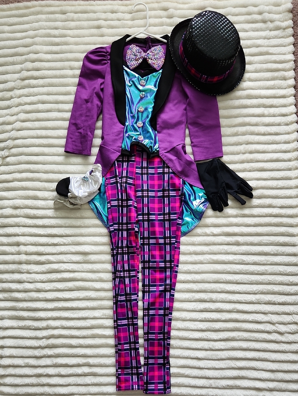 Weissman Purple Blue and Pink Showman Costume